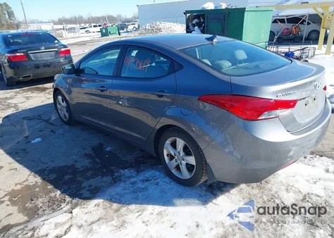 2013 Hyundai Elantra Gls из США, поврежденный, VIN 5NPDH4AE1DH386948